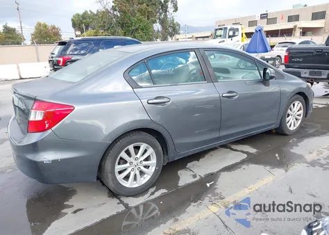 2012 Honda Civic Ex из США, поврежденный, VIN 19XFB2F89CE345133